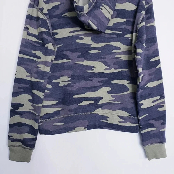 Socialite Jacket Hoodie Camo Green Multi-Color Pullover Fleece Lined Long Sleeve - Picture 6 of 13